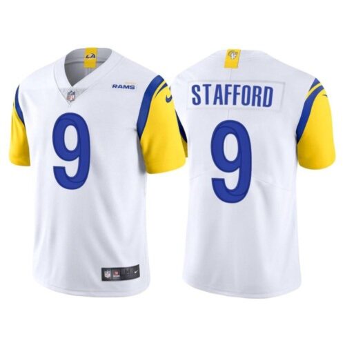 68613d2909b4d_1 Men's Los Angeles Rams #9 Matthew Stafford 2021 White Vapor Untouchable Limited Alternate Stitched Jersey