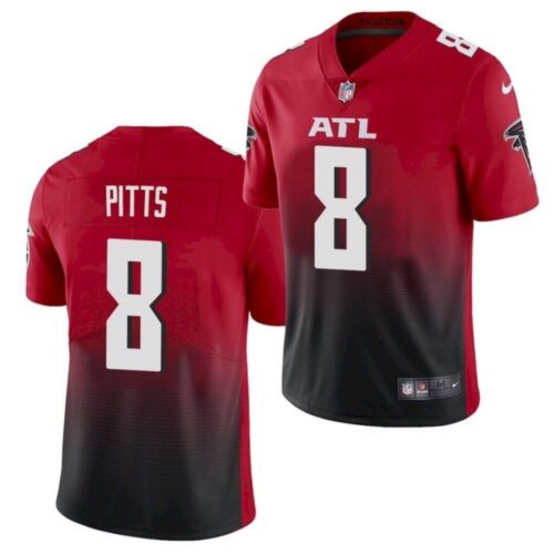 68613d3aa4ec7_1 Men's Atlanta Falcons #8 Kyle Pitts 2021 NFL Draft Red And Black Vapor Untouchable Limited Stitched Jersey