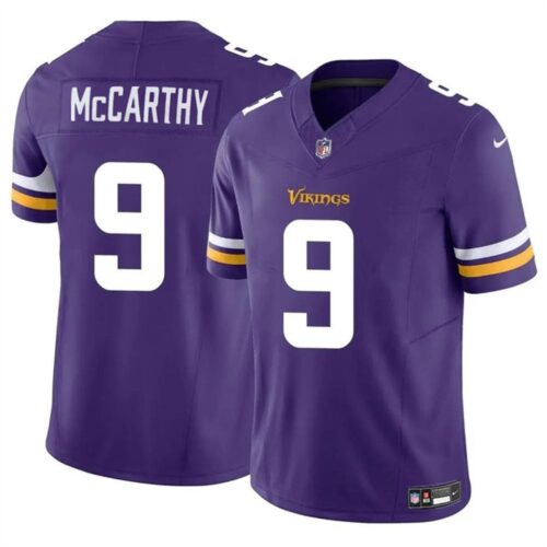 68613d3f4c72c_1 Men's Minnesota Vikings #9 J.J. McCarthy Purple 2024 Draft F.U.S.E. Vapor Untouchable Limited Stitched Jersey
