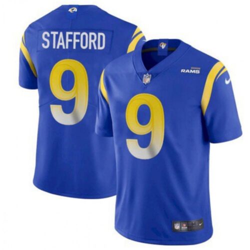 68613d439efcc_1 Men's Los Angeles Rams #9 Matthew Stafford 2020 Royal Vapor Untouchable Limited Stitched Jersey