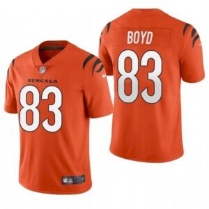 68613d7295b9d_1 Men's Cincinnati Bengals #83 Tyler Boyd 2021 New Orange Vapor Untouchable Limited Stitched Jersey