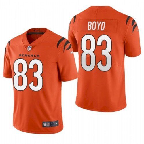 68613d7295b9d_1 Men's Cincinnati Bengals #83 Tyler Boyd 2021 New Orange Vapor Untouchable Limited Stitched Jersey