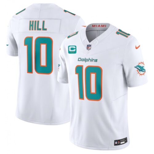 68613d81ecb50_1 Men's Miami Dolphins #10 Tyreek Hill White 2023 F.U.S.E With 2-Star C Patch Vapor Limited Stitched Football Jersey