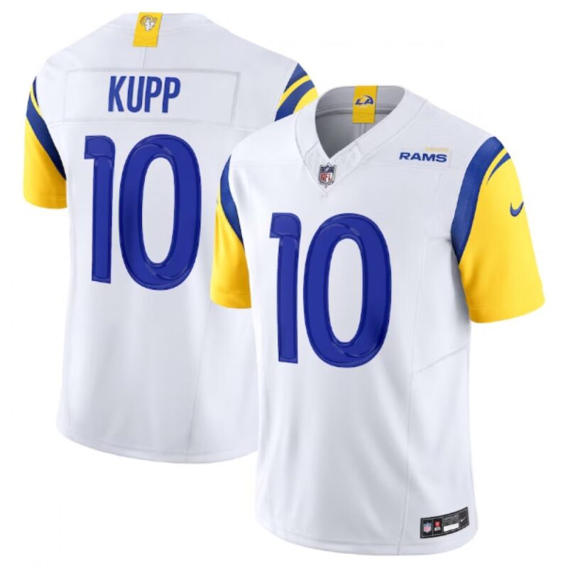68613d8483037_1 Men's Los Angeles Rams #10 Cooper Kupp White 2023 F.U.S.E. Vapor Untouchable Limited Stitched Football Jersey