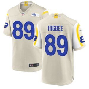 68613dbb50ab2_1 Men's Los Angeles Rams Tyler Higbee Bone Game Player Jersey