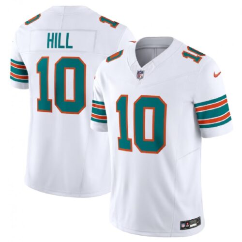 68613dedb8b59_1 Men's Miami Dolphins #10 Tyreek Hill White 2023 F.U.S.E Alternate Vapor Limited Stitched Football Jersey