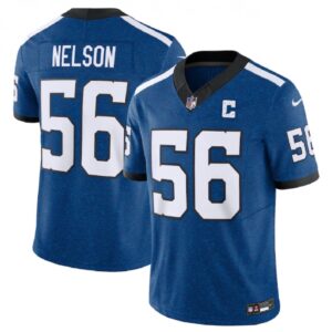 68613df6bdb32_1 Men's Indianapolis Colts #56 Quenton Nelson Royal 2023 F.U.S.E. Indiana Nights Limited Stitched Football Jersey