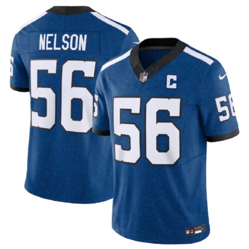 68613df6bdb32_1 Men's Indianapolis Colts #56 Quenton Nelson Royal 2023 F.U.S.E. Indiana Nights Limited Stitched Football Jersey