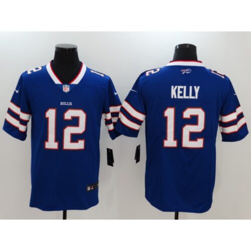 68613e5551b3b_1 Men's Buffalo Bills #12 Jim Kelly Blue Vapor Untouchable Limited Jersey