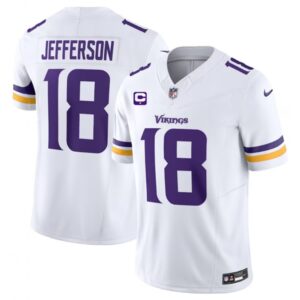 68613e81ea4ba_1 Men's Minnesota Vikings #18 Justin Jefferson White 2023 F.U.S.E. With 1-Star C Patch Vapor Untouchable Limited Stitched Jersey