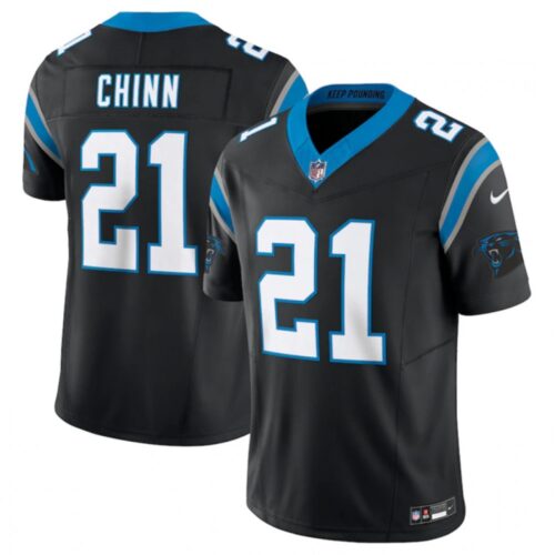 68613e9abc3ce_1 Men's Carolina Panthers #21 Jeremy Chinn Black 2023 F.U.S.E. Vapor Untouchable Stitched Football Jersey