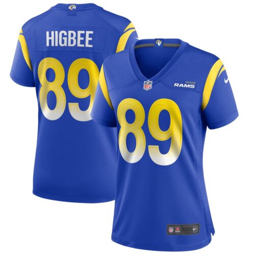 68613ea3e0ad9_1 Women's Los Angeles Rams Tyler Higbee Royal Game Player Jersey
