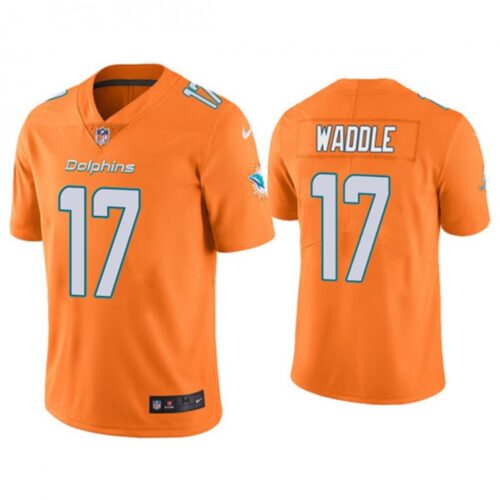 68613f21773a9_1 Men's Miami Dolphins #17 Jaylen Waddle 2021 Orange Vapor Untouchable Limited Stitched NFL Jersey