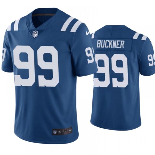 68613f2ab6615_1 Men's Indianapolis Colts #99 DeForest Buckner Blue Vapor Untouchable Limited Stitched Jersey