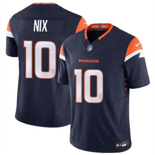 68613f3eda152_1 Youth Denver Broncos #10 Bo Nix Navy 2024 Draft F.U.S.E Alternate Vapor Untouchable Limited Stitched Jersey