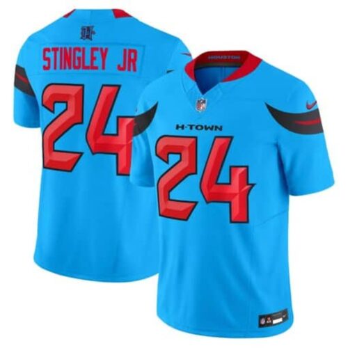 68613f8df1266_1 Men's Derek Stingley Jr. Blue Houston Texans #24 Vapor F.U.S.E. Limited Jersey