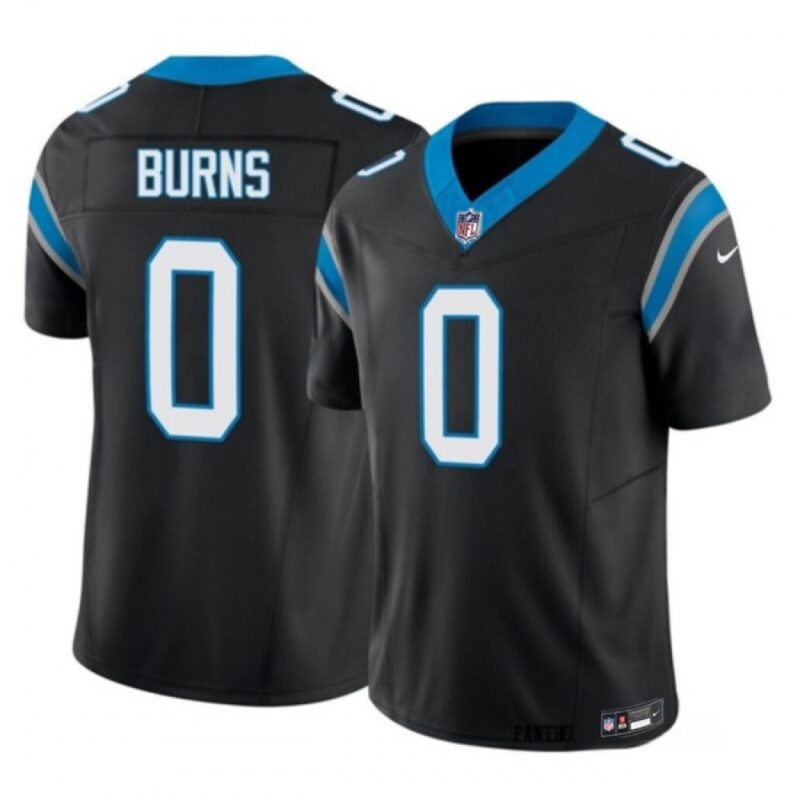 68613ff0bb59f_1 Men's Carolina Panthers #0 Brian Burns Black 2023 F.U.S.E. Vapor Untouchable Stitched Football Jersey