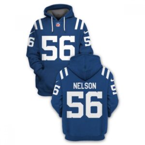 68613ff9d258b_1 Men's Indianapolis Colts #56 Quenton Nelson 2021 Blue Pullover Hoodie