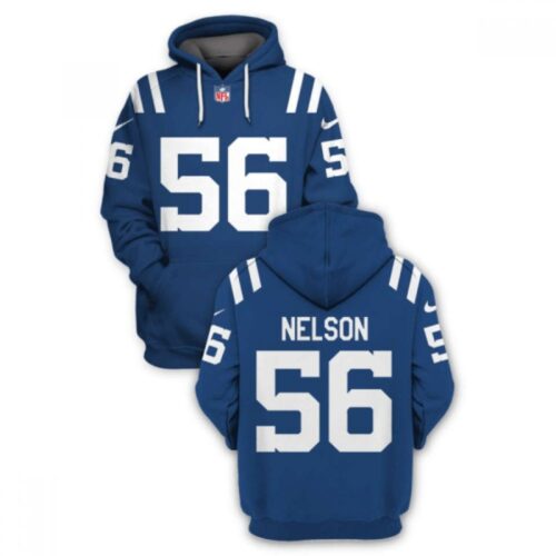 68613ff9d258b_1 Men's Indianapolis Colts #56 Quenton Nelson 2021 Blue Pullover Hoodie