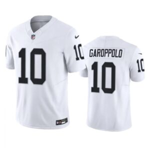 6861400e3a219_1 Men's Las Vegas Raiders #10 Jimmy Garoppolo White 2023 F.U.S.E Vapor Untouchable Stitched Football Jersey
