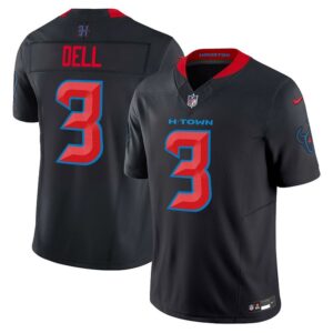 6861402453cd3_1 Men's Houston Texans #3 Tank Dell Navy 2024 2nd Alternate F.U.S.E Vapor Stitched jersey