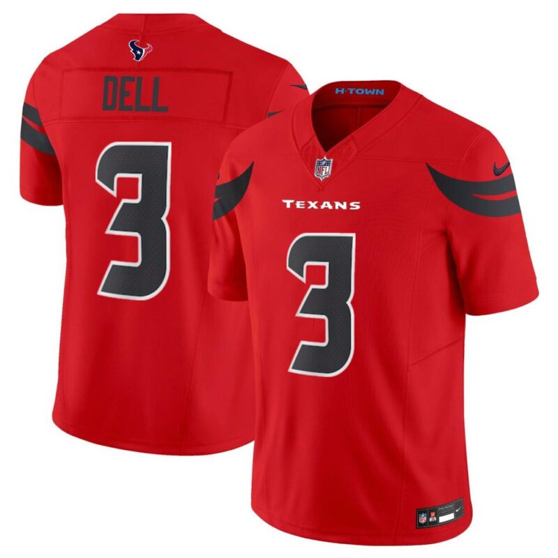 6861404b47046_1 Men's Houston Texans #3 Tank Dell Red 2024 Alternate F.U.S.E Vapor Stitched jersey