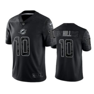 686140585c7f9_1 Men's Miami Dolphins #10 Tyreek Hill Black Reflective Limited Stitched Football Jersey