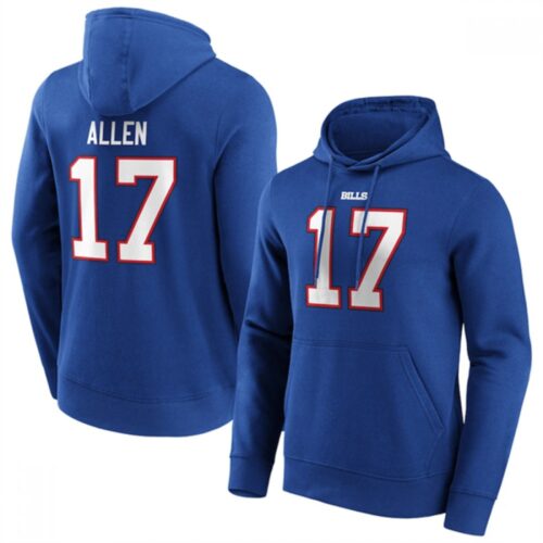 6861408f29ea7_1 Men's Buffalo Bills #17 Josh Allen Blue Hoodie