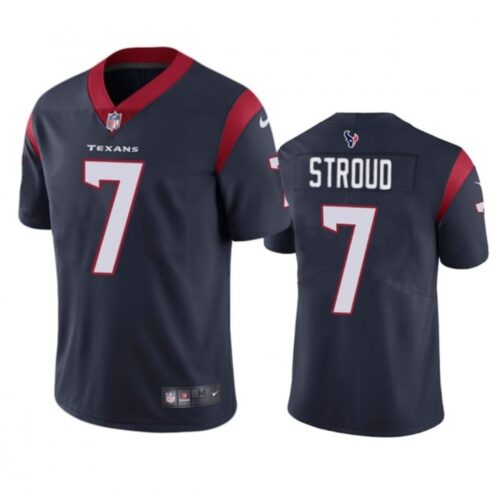 686140b6d1e7a_1 Youth Houston Texans #7 C.J. Stroud Navy Vapor Untouchable Limited Stitched Football Jersey