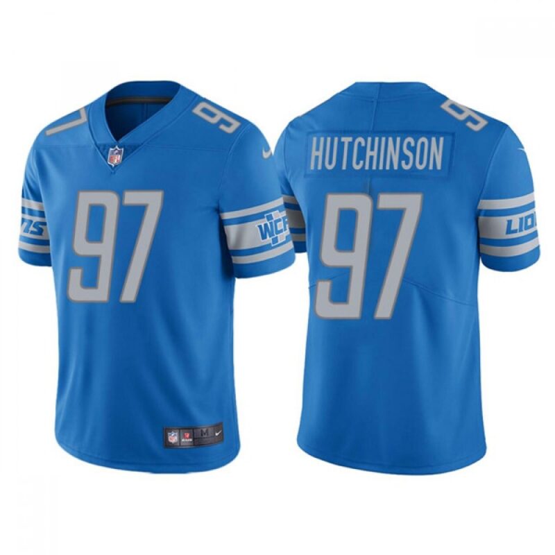 686140c3a1a3b_1 Men's Detroit Lions #97 Aidan Hutchinson Blue NFL Draft Vapor Untouchable Limited Stitched Jersey