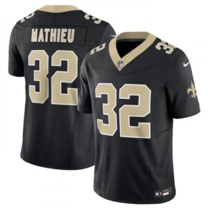 686141113fb7c_1 Men's New Orleans Saints #32 Tyrann Mathieu Black 2023 F.U.S.E. Vapor Untouchable Limited Stitched Jersey