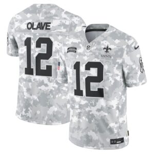 6861411391c3e_1 Men's New Orleans Saints Chris Olave Arctic Camo 2024 Salute to Service Limited Jersey
