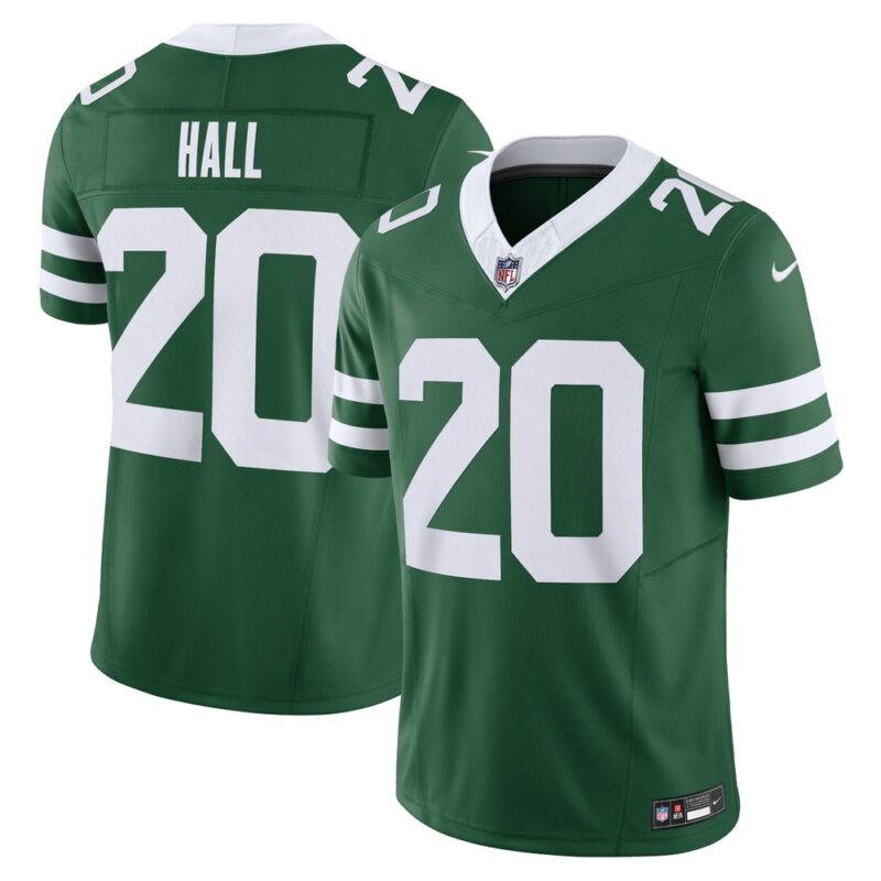 68614115c7682_1 Men's New York Jets Breece Hall Legacy Green Vapor F.U.S.E. Limited Jersey