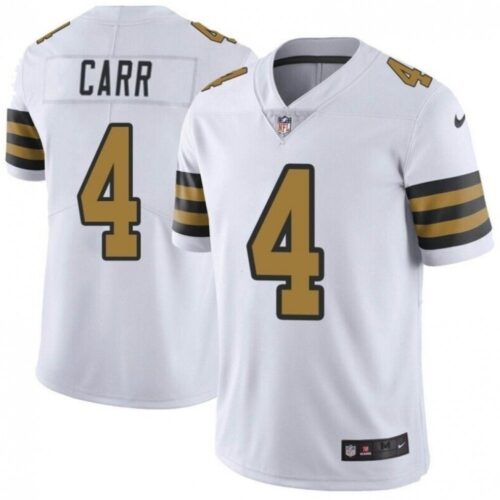 68614120c3c01_1 Men's New Orleans Saints #4 Derek Carr White Color Rush Limited Stitched Jersey