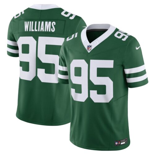 686141396cb58_1 Men's New York Jets Quinnen Williams Legacy Green Vapor F.U.S.E. Limited Jersey