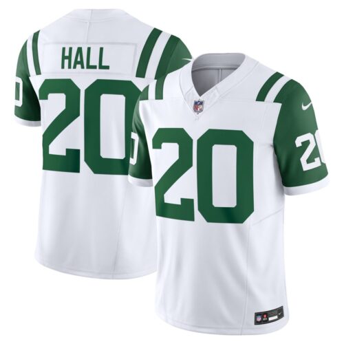 6861413fcff0b_1 Men's New York Jets Breece Hall White Classic Alternate Vapor F.U.S.E. Limited Jersey