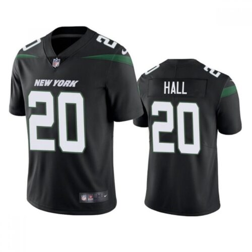 6861418b6498d_1 Men's New York Jets #20 Breece Hall 2022 Black Vapor Untouchable Limited Stitched Jersey