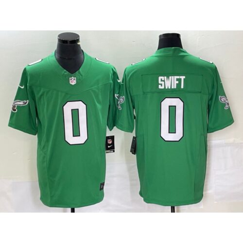 686141bd51dac_1 Men's Philadelphia Eagles #0 D'andre Swift Green 2023 F.U.S.E. Vapor Untouchable Stitched Football Jersey