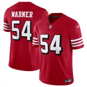 686141fd089a4_1 Men's San Francisco 49ers #54 Fred Warner New Red 2023 F.U.S.E. Vapor Untouchable Limited Stitched Football Jersey