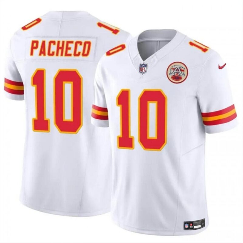 6861424cdcacb_1 Men's Kansas City Chiefs #10 Isiah Pacheco White 2023 F.U.S.E. Vapor Untouchable Limited Stitched Jersey
