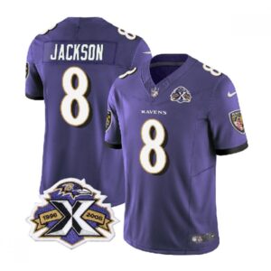 6861427cc8ec7_1 Men's Baltimore Ravens #8 Lamar Jackson Purple 2023 F.U.S.E With Patch Throwback Vapor Limited Jersey