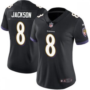 6861428a732b6_1 Women's Baltimore Ravens #8 Lamar Jackson Black Vapor Untouchable Limited NFL Jersey