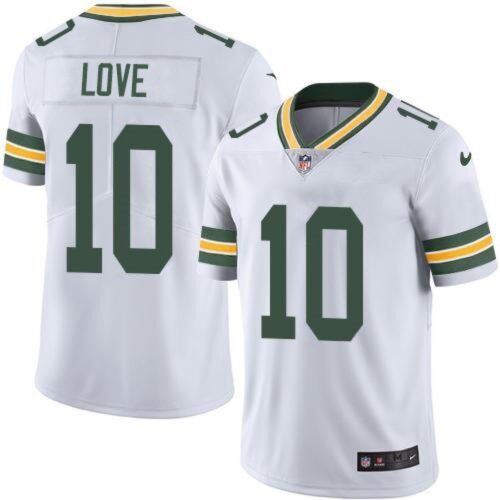 686142d2c261a_1 Men's Green Bay Packers #10 Jordan Love White Stitched Jersey