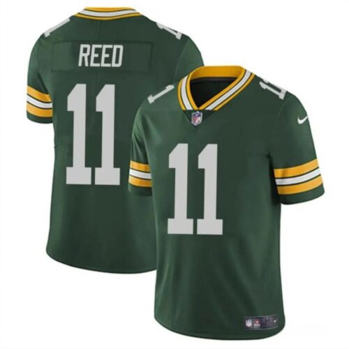 686142dbb6777_1 Men's Green Bay Packers #11 Jayden Reed Green Vapor Untouchable Stitched Jersey