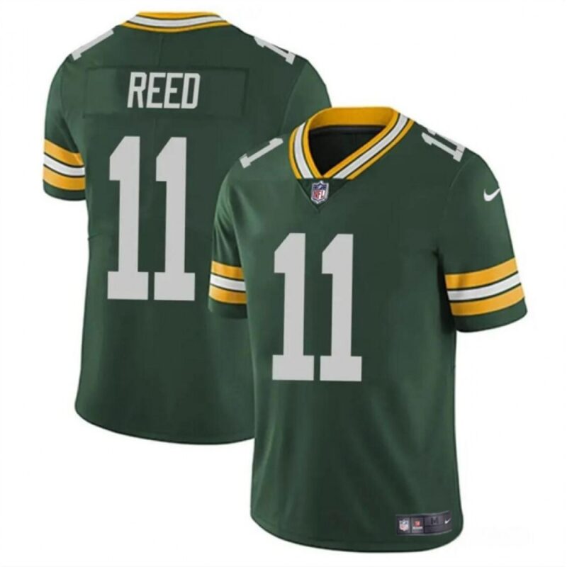 686142dbb6777_1 Men's Green Bay Packers #11 Jayden Reed Green Vapor Untouchable Stitched Jersey