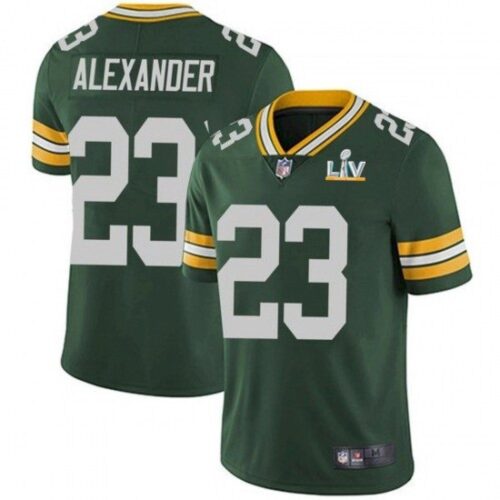 686142f03e14f_1 Men's Green Bay Packers #23 Jaire Alexander Green 2021 Super Bowl LV Stitched NFL Jersey