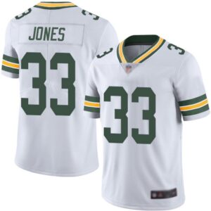 6861430fc13ef_1 Men's Green Bay Packers #33 Aaron Jones White Vapor Untouchable Limited Stitched NFL Jersey