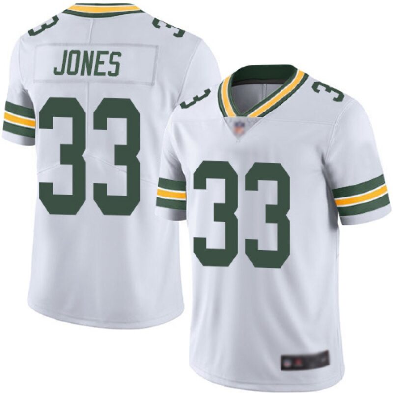 6861430fc13ef_1 Men's Green Bay Packers #33 Aaron Jones White Vapor Untouchable Limited Stitched NFL Jersey