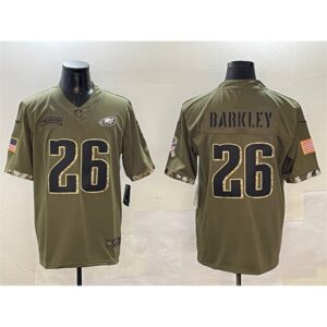 686143bbbe998_1 Men's Philadelphia Eagles #26 Saquon Barkley Camo Salute To Service Limited Stitched Jersey