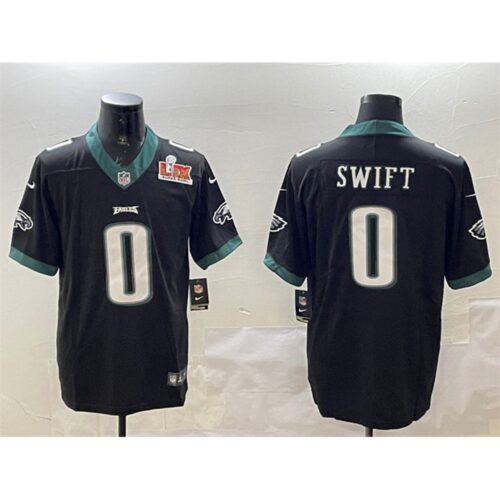 686144f197741_1 Men's Philadelphia Eagles #0 D'Andre Swift Black 2025 Super Bowl LIX Patch Vapor Untouchable Limited Stitched Football Jersey